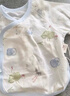 十月结晶婴儿半背衣新生儿衣服宝宝纯棉网眼短袖上衣夏季薄款A类0-3月 实拍图