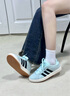 adidas「面包鞋」GRAND COURT BASE 00s休闲低帮板鞋男女阿迪达斯   薄荷绿/黑色/汉玉白   40 实拍图