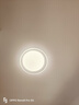 雷士（NVC）吸顶灯语音智控护眼卧室灯具高显奶油风灯具白悠然包安装圆灯 实拍图