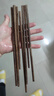 onlycook鸡翅木筷子 原木质无漆无蜡无味筷 餐具套装六双礼盒装 大头熊猫 实拍图