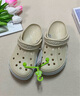 卡骆驰crocs洞洞鞋贝雅卡骆班轻便耐磨一脚蹬休闲鞋|205089 冬日白/彩色-1LI 37 /38(230mm) 实拍图