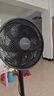 美的（Midea）【超级单品】七叶轻音立式电风扇家用柔风落地扇台式桌面小型风扇大风量节能摇头宿舍电扇 SAF30AB 实拍图