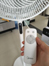 美的（Midea）【飓风节能】七叶柔风立式电风扇/家用轻音落地扇/台式小型风扇/大风力遥控定时摇头风扇SAH35BSJ 实拍图