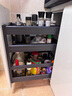 valdama威德玛调料拉篮厨房橱柜轨道铝合金调味调料抽屉式三层分体式底装置物架 普通款-350柜体 【加厚铝合金】 实拍图