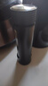 恩尔美（nRMEi）水杯男士大容量茶杯便携车载办公防摔耐高温茶水分离泡茶玻璃杯子 商务黑420ml【茶隔+杯套款】 实拍图