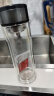 FGHGF加厚双层玻璃杯耐高温高硼硅玻璃茶杯防爆办公室喝水杯子 1个装 320ml 实拍图