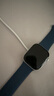 Apple/苹果 Watch Series 10 智能手表GPS款42毫米银色铝金属表壳丹宁色运动型表带S/M MX1J3CH/B 实拍图