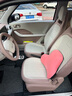 乔氏汽车头枕腰靠宝马靠枕车用腰垫奔驰座椅靠垫特斯拉旅行靠背垫粉色 实拍图