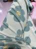 浪莎睡衣女春秋长袖宽松棉柔翻领舒适甜美可外穿大码家居服2件套 夏日花语 2XL 【建议140-160斤】 实拍图