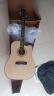 维卡斯（WEIKASI）民谣吉他初学者木吉他单板新手入门练习琴guitar吉它学生男女乐器 41英寸原木色+礼包【进阶推荐】 实拍图