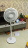 美的（Midea）【品质推荐】七叶轻音柔风电风扇/家用省电落地扇/台式电扇/广角摇头节能宿舍小型风扇 SAE35CA 实拍图
