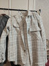 杰克·琼斯（JACK&JONES）春秋新款宽松翻领格纹花呢潮流百搭小香风外套长袖衬衫夹克男款 G01石灰花灰 M 实拍图