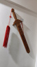 康聚如桃木剑婴儿防惊吓正品正宗真桃木镇宅儿童宝宝挂件卧室摆件 【家用小号-挂放】70cm朱砂桃木剑 实拍图