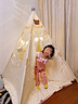 小斑鸠（little dove）儿童帐篷室内游戏屋/男女孩印第安玩具屋 小熊帽子(升级款含棉垫) 实拍图