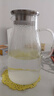 慕馨（moosen）凉水壶玻璃耐热高温防爆家用大容量水瓶凉白开水杯茶壶套装冷水壶 1800ml单壶(收藏加购得杯垫杯刷) 实拍图