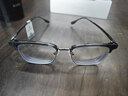 帕森（PARZIN）光学眼镜架 范丞丞同款轻盈钛腿复古眉框商务眼镜 可配近视 68105 实拍图