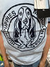 暇步士（Hush Puppies）童装儿童25夏季圆领短袖T恤男女童款短袖 冰晶蓝 150cm 实拍图