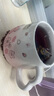 贝瑟斯马克杯陶瓷杯喝水杯子咖啡杯樱花浮雕泡茶杯 实拍图