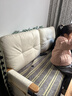古际中古风沙发床可折叠一体两用2025新款单双人小户型客厅伸缩床 白色油蜡皮|护脊椰棕]1.2m沙发床 送货入户 实拍图