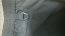 龙牙【冰爽裤】隐腾加强版/隐之冰腾轻量防晒薄款运动战术裤户外休闲 极夜黑（隐腾修身版） 45 180/106C 211-235斤 实拍图