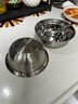 三四钢®不锈钢碗316泡面碗食品级汤碗家用餐具吃饭饭碗不锈钢盆汤盆 16cm可作成人碗[316钢]加厚款 实拍图
