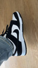 耐克NIKE板鞋男休闲鞋熊猫 DUNK缓震翻毛皮运动鞋 FQ8249-100黑白44 实拍图
