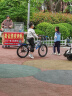 BOMEILUN儿童自行车6-10-15岁中大童单车男女孩单速脚踏车学生变速山地车 【单速】黑蓝色+骑行大礼包 20寸 身高125-145CM/约8-12岁 实拍图