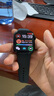Apple/苹果 Watch Series 10 智能手表GPS款42毫米亮黑色铝金属表壳黑色运动型表带S/M MX1M3CH/B 实拍图