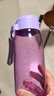 特百惠（Tupperware）乐趣550ML塑料杯夏季男女学生便携运动水杯子大容量双饮口 冰沙紫 实拍图