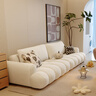 顾家家居政府补贴布艺沙发客厅大小户型泡芙法式现代奶油风2025网红设计师 象牙色丨可拆洗丨3.1m丨升级版丨云端坐感 靠包可活动可拆洗丨大座深更舒服丨久坐不塌 实拍图