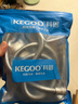 科固（KEGOO）花洒软管加密防爆双铜头4分淋浴喷头连接进水管不锈钢1.5米 K5076 实拍图