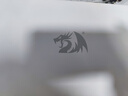 红龙（REDRAGON）KS104-B 机械键盘 有线键盘 全键热插拔PBT键帽全键无冲104键游戏办公键盘 白蓝-龙舞轴 实拍图