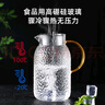 富光玻璃杯耐热玻璃凉水壶锤纹带把手大容量家用杯花茶杯子茶壶冷水壶 实拍图