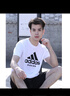 阿迪达斯 （adidas）男子透气舒适圆领休闲运动短袖T恤ADICTB-WB 2XL码 实拍图