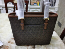 迈克.科尔斯（MICHAEL KORS）MK女包 奢侈品 JET SET菜篮子托特包 深棕 实拍图
