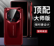 IM-CHEN【金属烤漆保时捷】适用华为mate60rs手机壳 非凡大师保护套 镜头全包轻奢高端商务定制款-绛红 实拍图