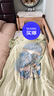 良良（liangliang）婴儿被子低敏秋冬儿童被子幼儿园被子午睡新生儿7A抑菌四季被 星月绿·薄夹棉【40G·春秋被】 150*120cm盖被（适合0-6岁） 实拍图