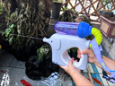 弥鹿（MiDeer）小象电动水枪宝宝400连发安全打水仗儿童呲水玩具六一儿童节礼物 气泡蓝【送背带+电池】 实拍图