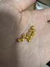 纵横金业足金999   黄金转运珠 金珠子  1克 单颗 顶珠 散珠 手串diy 1克  转运珠 实拍图