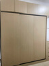 汐畔一居【包安装】全实木衣柜卧室可推拉大衣柜简约出租屋储物收纳衣柜 【长180*深60*高200】主柜+边柜+顶柜 1.6cm实木背板 实拍图