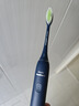 飞利浦电动牙刷HX2471声波震动亮白全自动软毛刷男女式清洁牙刷情侣套装 HX2471深藏色 实拍图
