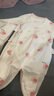 童泰婴儿连体衣新生儿衣服四季0-6月初生宝宝哈衣爬服纯棉内衣2件装 粉白花朵（四季款） 52cm (建议0-2个月身高50-55cm) 实拍图