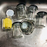 喜嘉力 可蒸煮玻璃瓶空罐头瓶黄桃玻璃罐头瓶耐高温番茄酱瓶子密封罐 240ml (6个) 实拍图