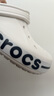 crocs卡骆驰洞洞鞋贝雅卡骆班轻便耐磨一脚蹬休闲鞋|205089 白/深蓝-126 41 /42(260mm) 实拍图