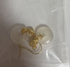 周百福 银平安扣耳环女士玉髓国风耳坠生日七夕情人节礼物送女友 实拍图