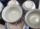 唐丰汝窑旅行茶具一壶四杯户外便携式单人随身快客杯 米黄繁花快客杯 实拍图