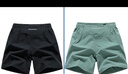 【可放手机】冰丝速干运动短裤跑步三分裤情侣款沙滩裤短裤运动裤 军绿 2XL （推荐140-155斤） 实拍图