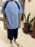 左西男童夏装套装2025新款儿童短袖套装夏季速干运动两件套 蓝色 150 实拍图