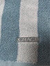 洁丽雅（Grace）A类抗菌防螨纯棉方巾3条装柔软舒适加厚吸水条纹小毛巾素色擦汗巾 实拍图