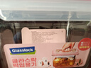 Glasslock进口钢化玻璃手提型便携大容量冰箱冷藏保鲜收纳盒密封防潮2500ml 实拍图